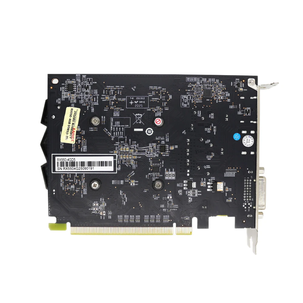 Aarvex  AMD Radeon Graphic Card RX550 4GB DDR5 view 3